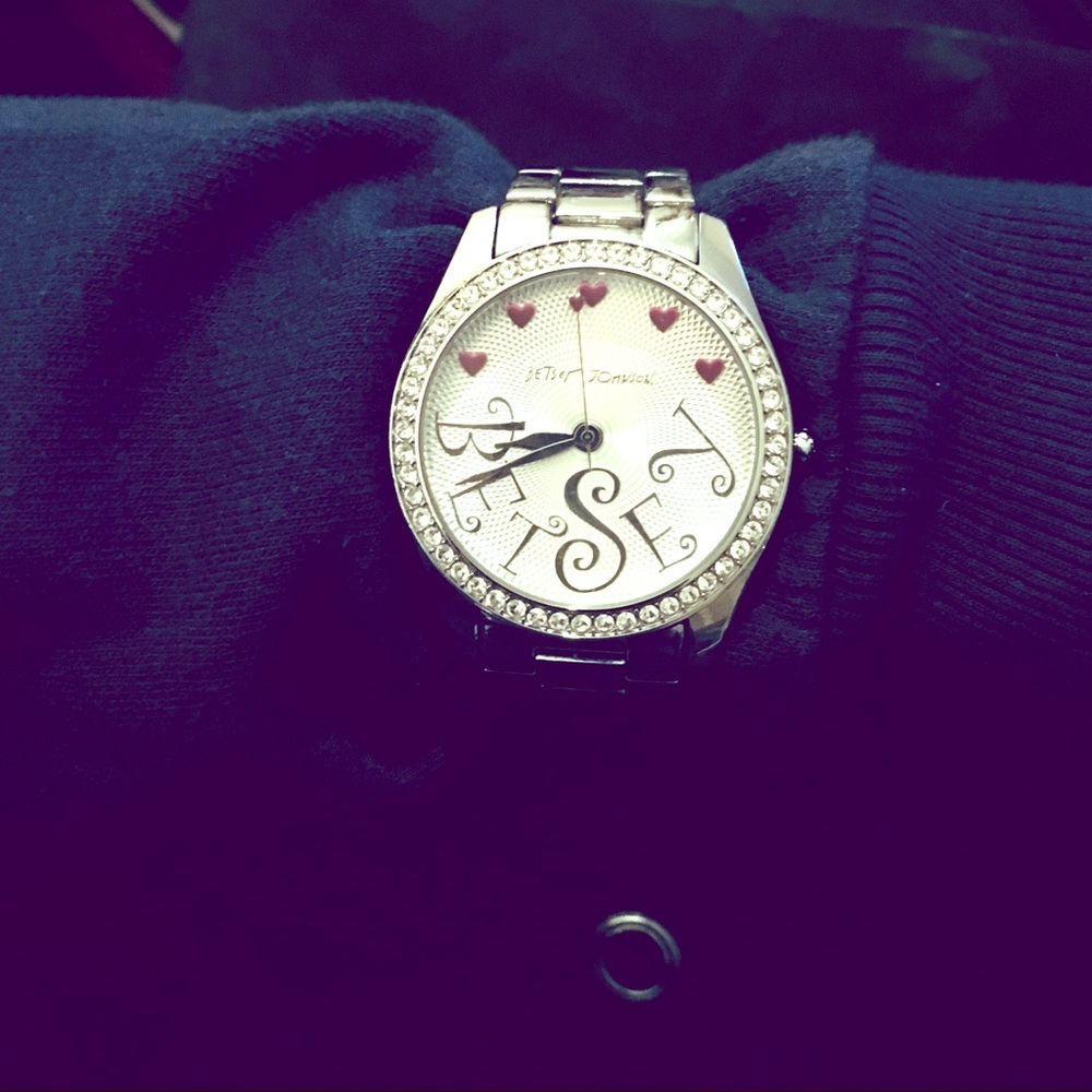 Vintage Betsy Johnson Boyfriend Watch bj4214